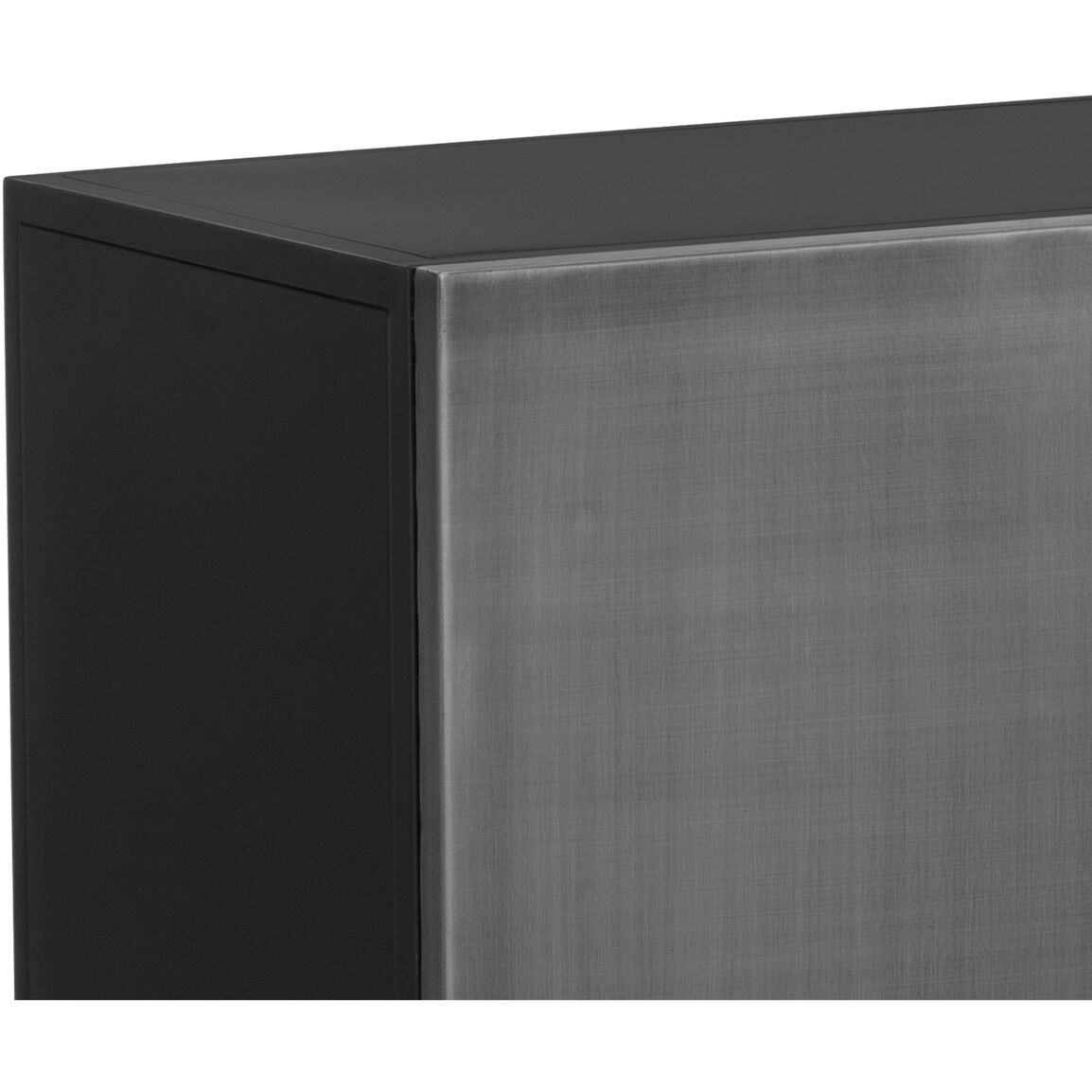 Viserys 72 X 18 inch Antique Silver / Black Sideboard